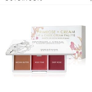 Seraphine botanicals primrose + cream lip/cheek palette NWT
